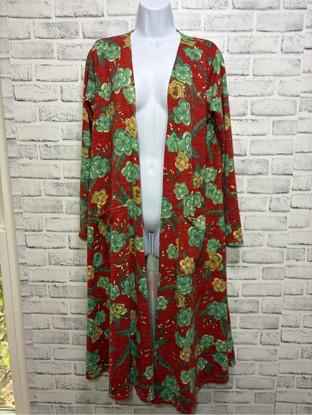 LulaRoe Sarah Long Sleeve Duster Cardigan Large